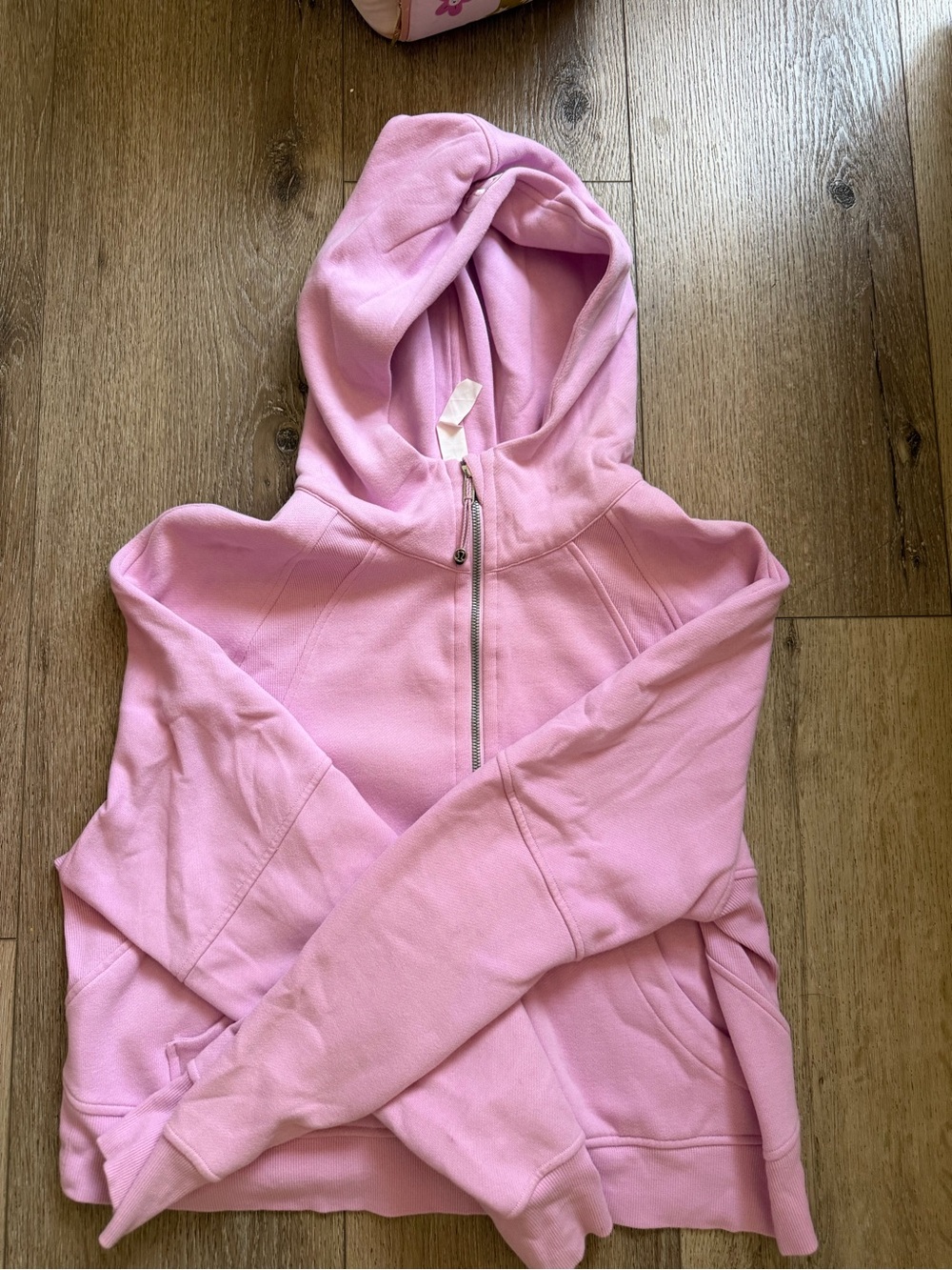 VITA PINK LULU LEMON SCUBA QUARTER ZIP HOODIE - Picture 1 of 4